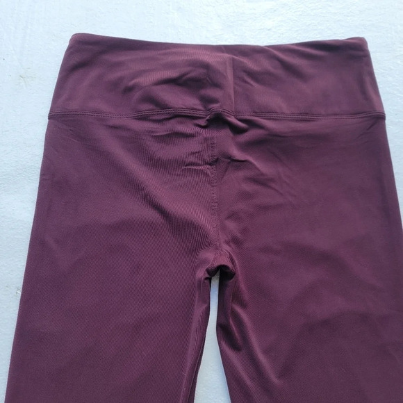 PEACH Women High Waist Yoga Purple Leggings Fitness Workout Exercise Gym XL - Picture 5 of 11